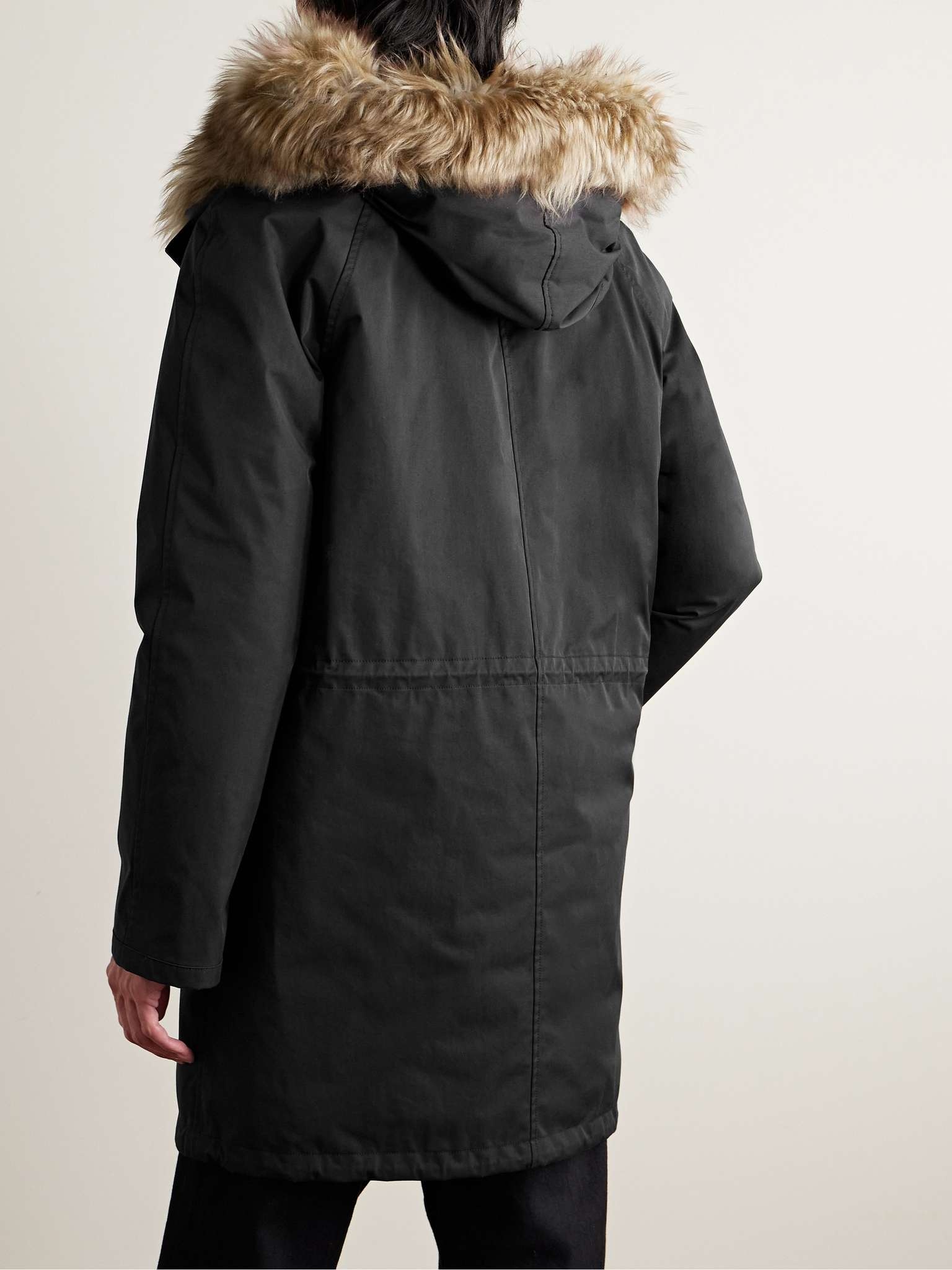 Iconic Shearling-Trimmed Padded Cotton-Blend Twill Down Parka - 4