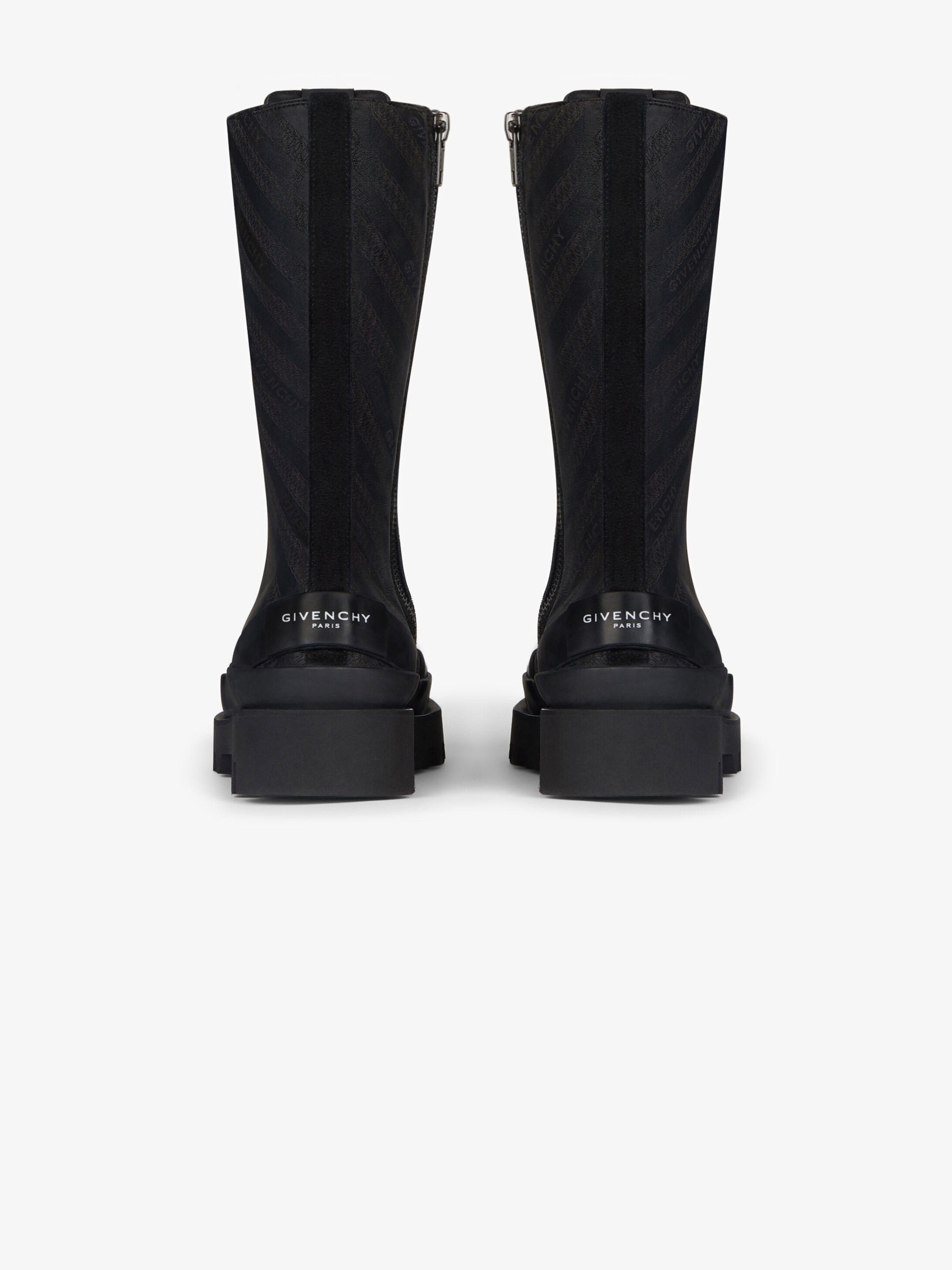 GIVENCHY Chain Clapham boots in leather - 4