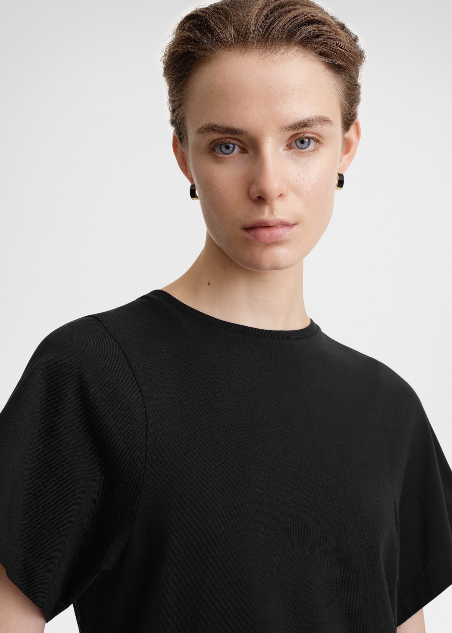 Curved seam tee black - 5