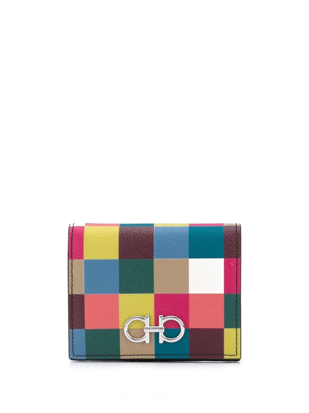 Gancini checked compact wallet - 1