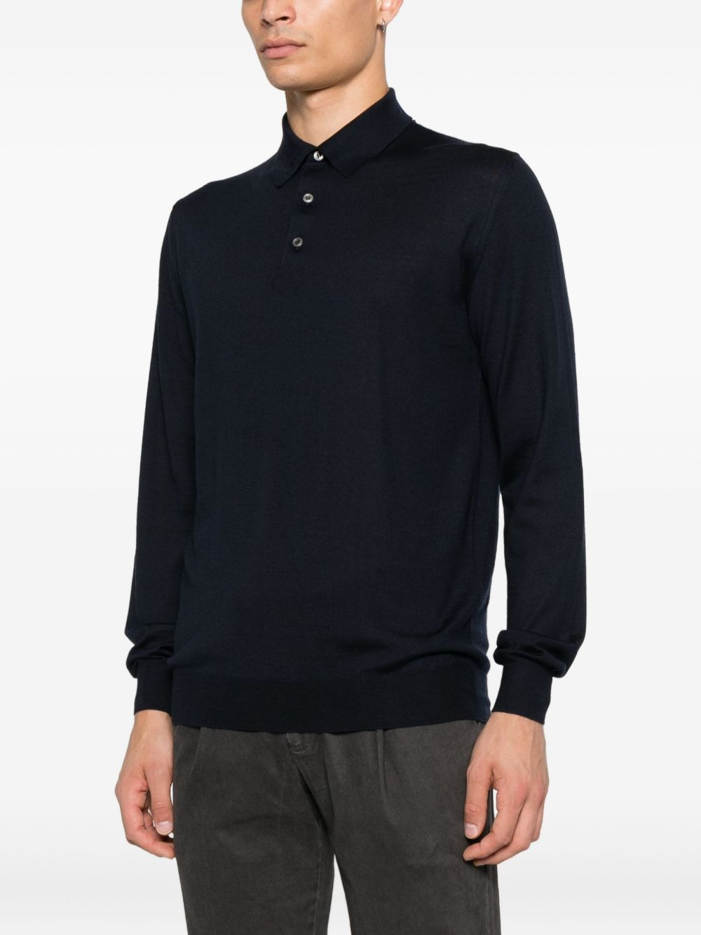 long-sleeves polo shirt - 3