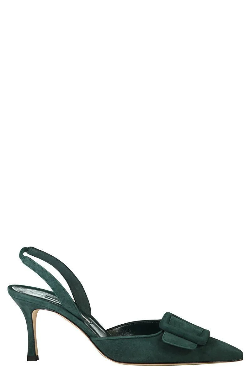 Maysli Slingback - Dark Green - 1