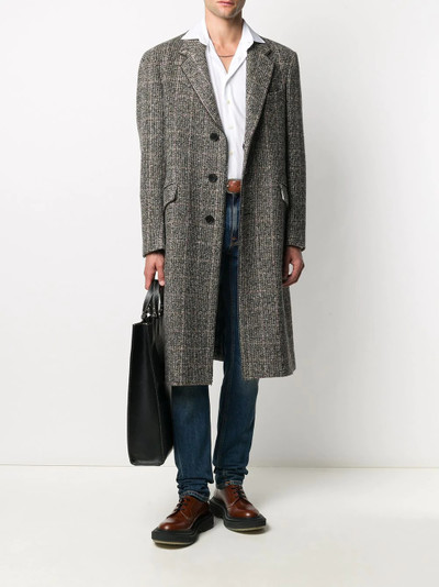 Etro Glen check tweed coat outlook