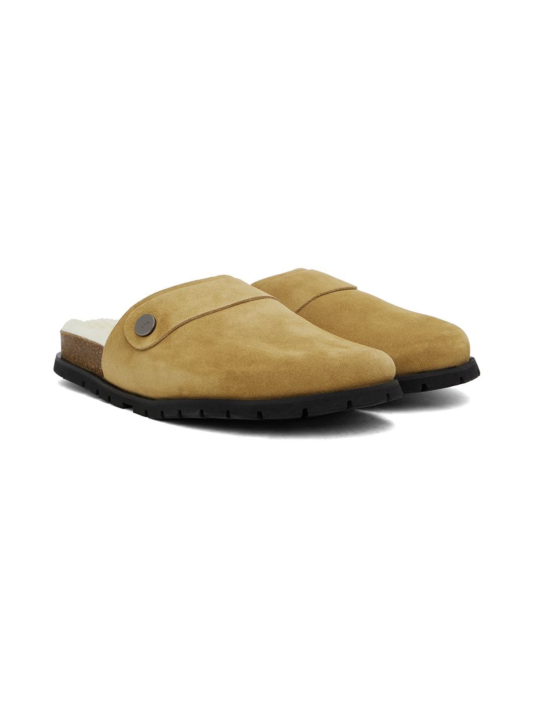 Beige Danny Mules - 4