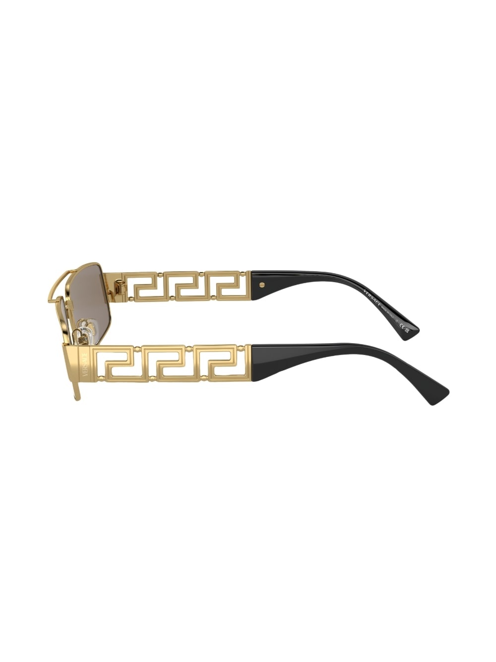 logo-plaque rectangular-frame sunglasses - 3
