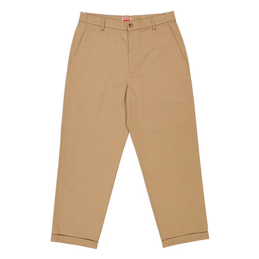 Kenzo Straight Leg Cotton Pants - 5