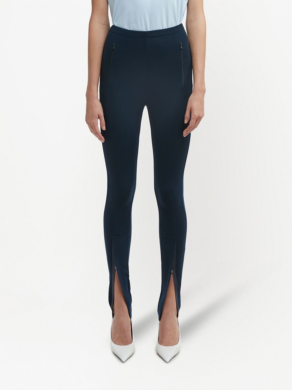 front ankle-zip leggings - 3