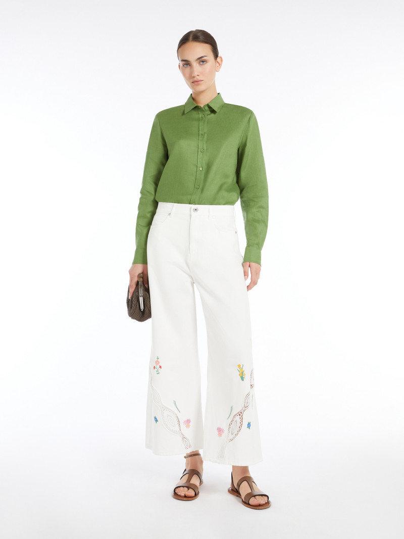 WEEKEND Max Mara WERNER Classic linen shirt outlook