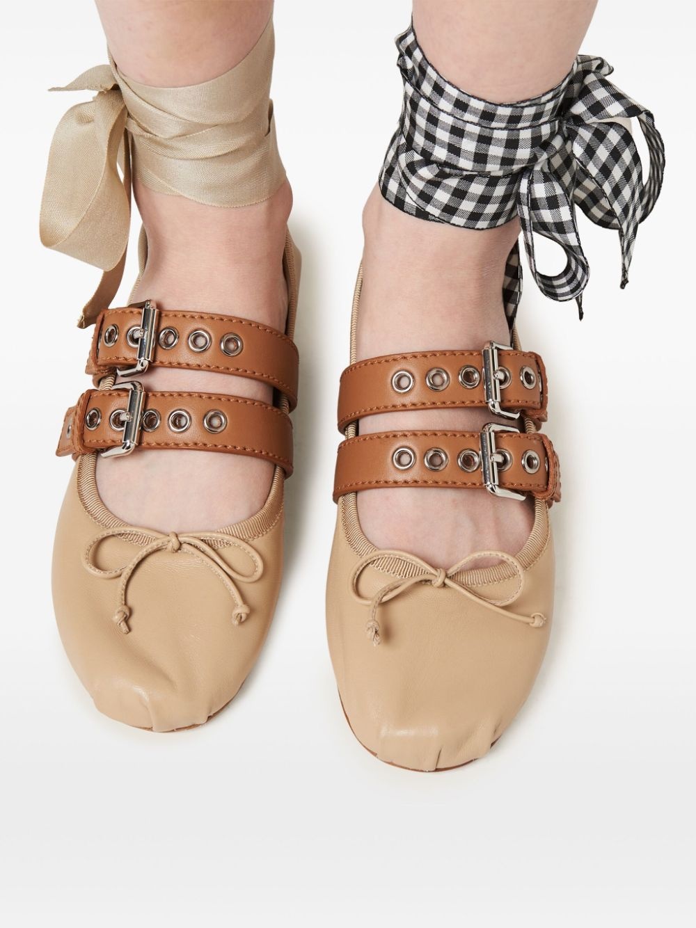 buckled ballet pumps - 5