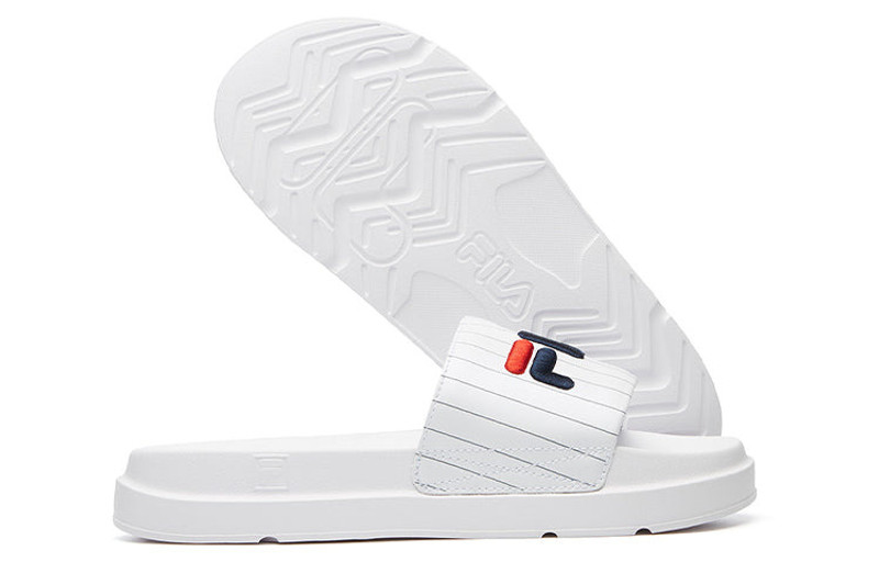 FILA (WMNS) FILA Thick Sole White Slippers F52W044602FWT outlook