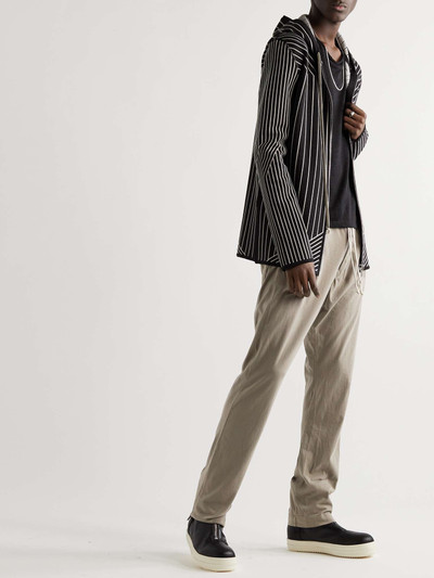 Rick Owens DRKSHDW Berlin Slim-Fit Tapered Organic Cotton-Jersey Drawstring Trousers outlook