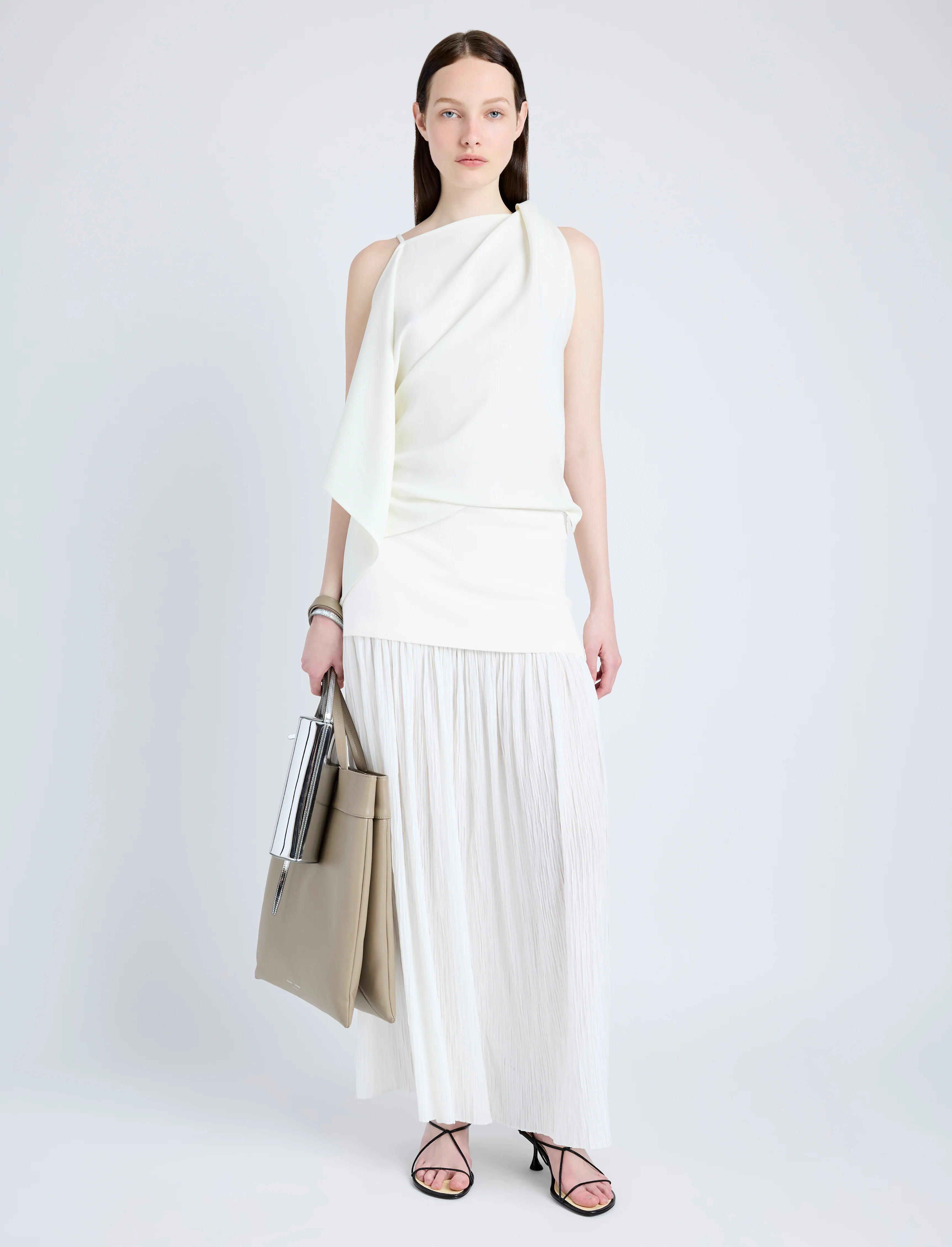 Alyssa Top in Matte Double Crepe - 3