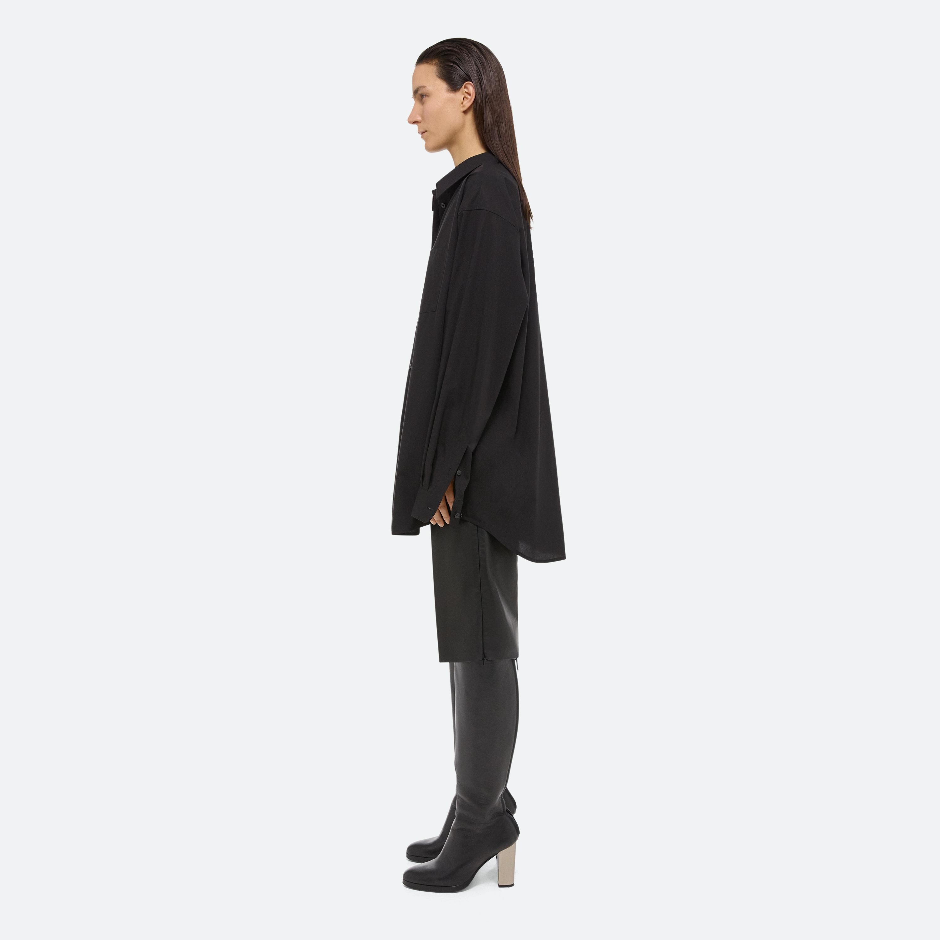 OVERSIZED SHIRT SOFT BROAD POPLIN - 7