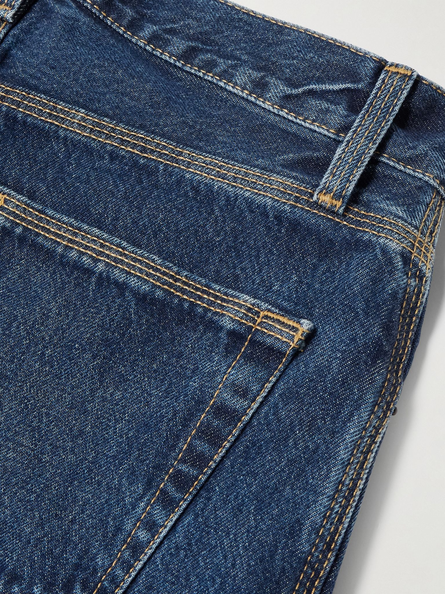 The Cuffed Wide mid-rise wide-leg jeans Dark denim - 6