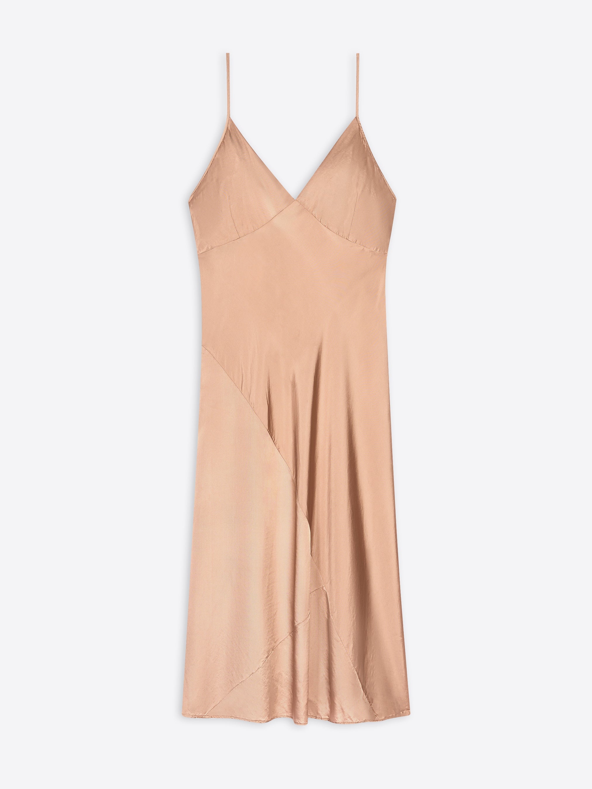 VISCOSE SLIP DRESS - 1