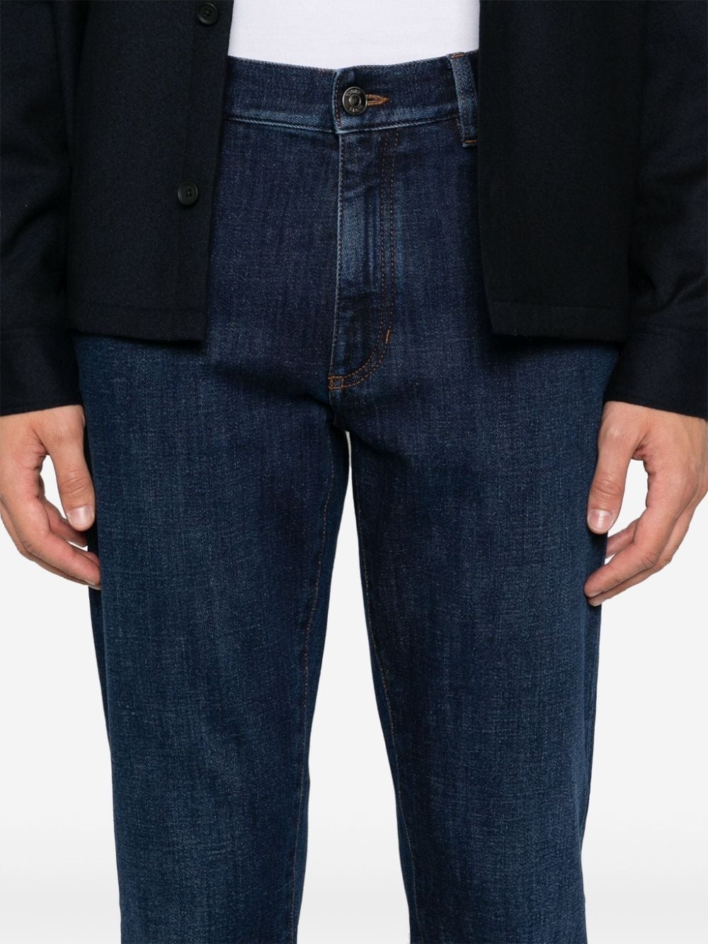 slim-cut jeans - 5