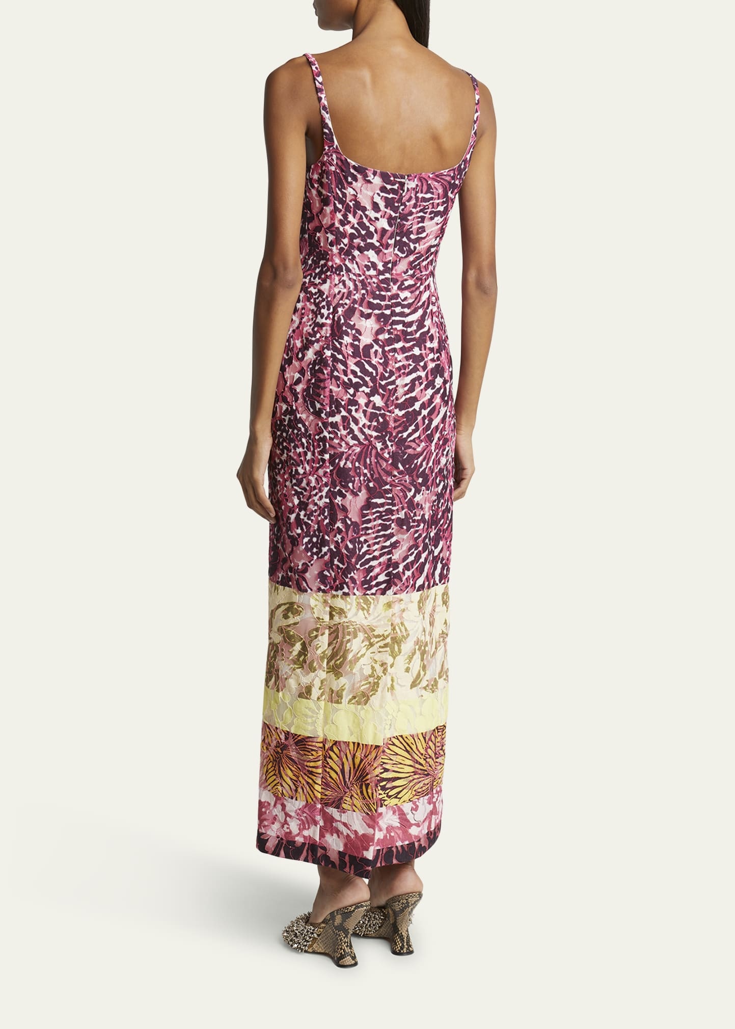 Debano Long Printed Dress - 3