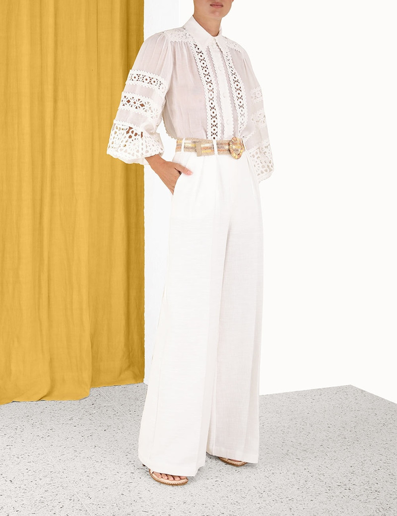 DEVI SPLICED BILLOW BLOUSE 3