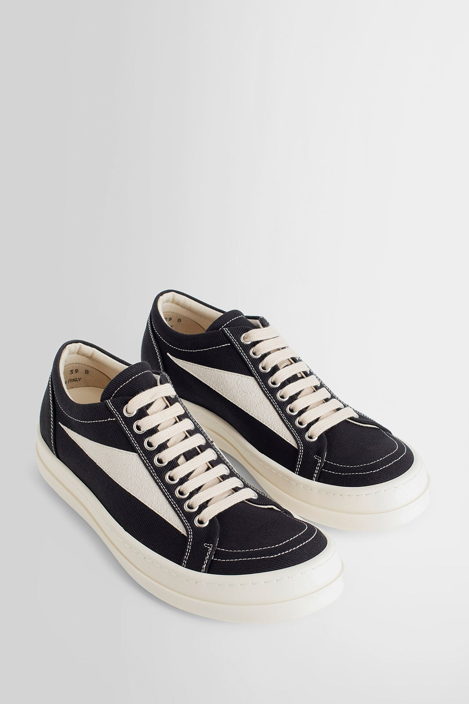 RICK OWENS WOMAN BLACK SNEAKERS - 7