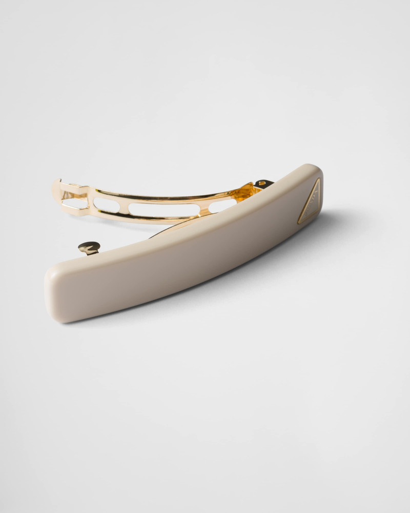 Prada Plexiglas hair clip outlook