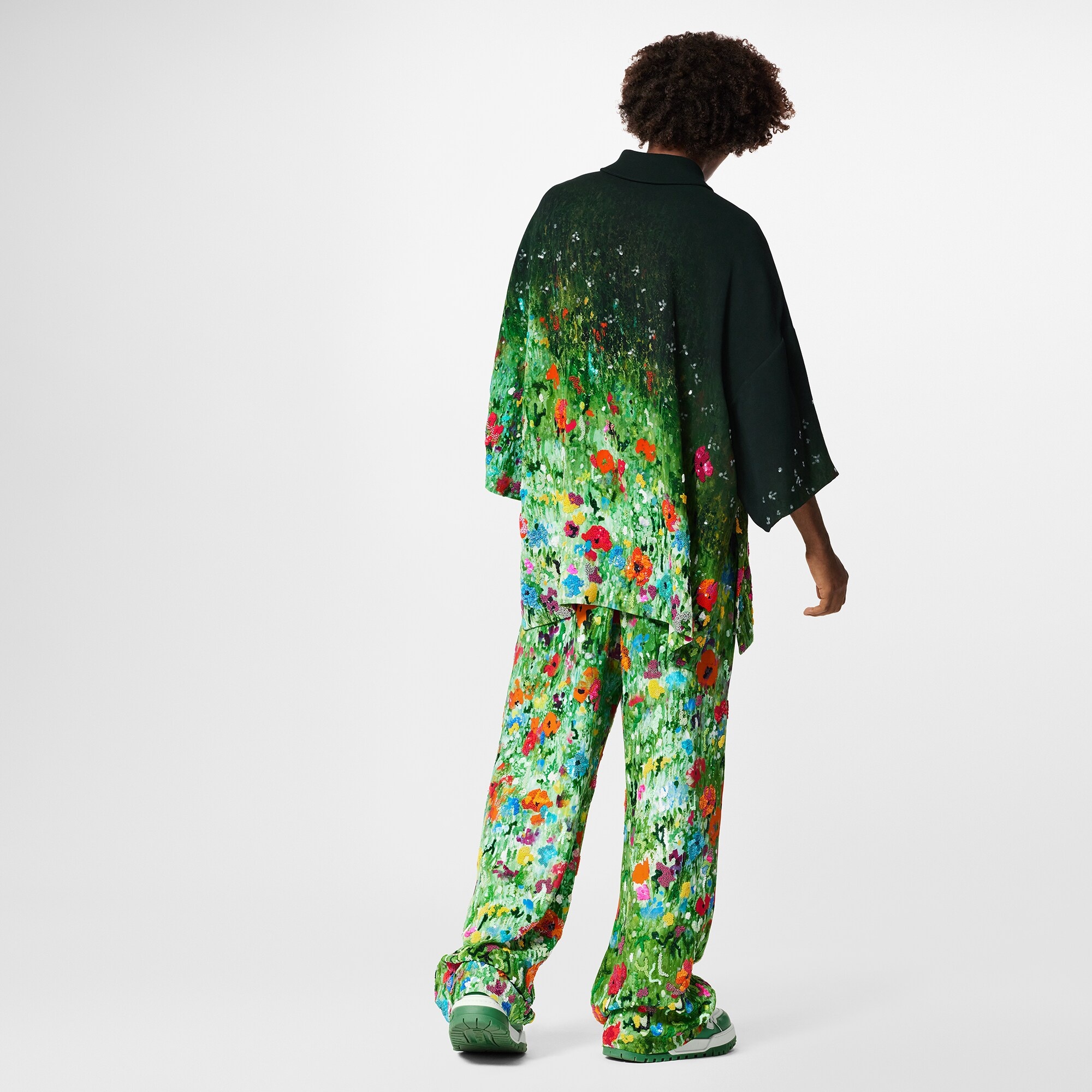 Multi Buttonholes Short-Sleeved Pyjama Shirt - 3