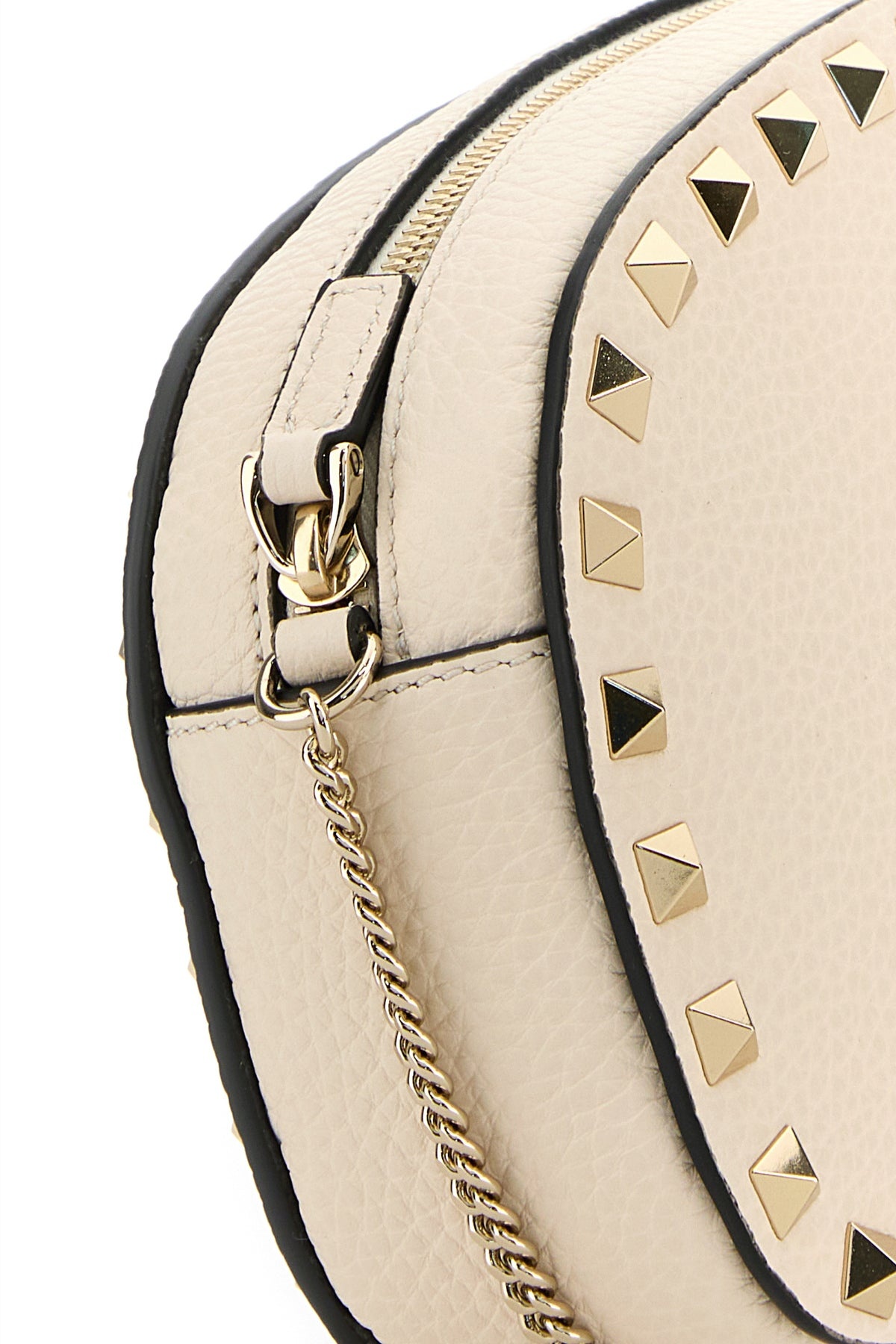 Ivory leather Rockstud crossbody bag - 4