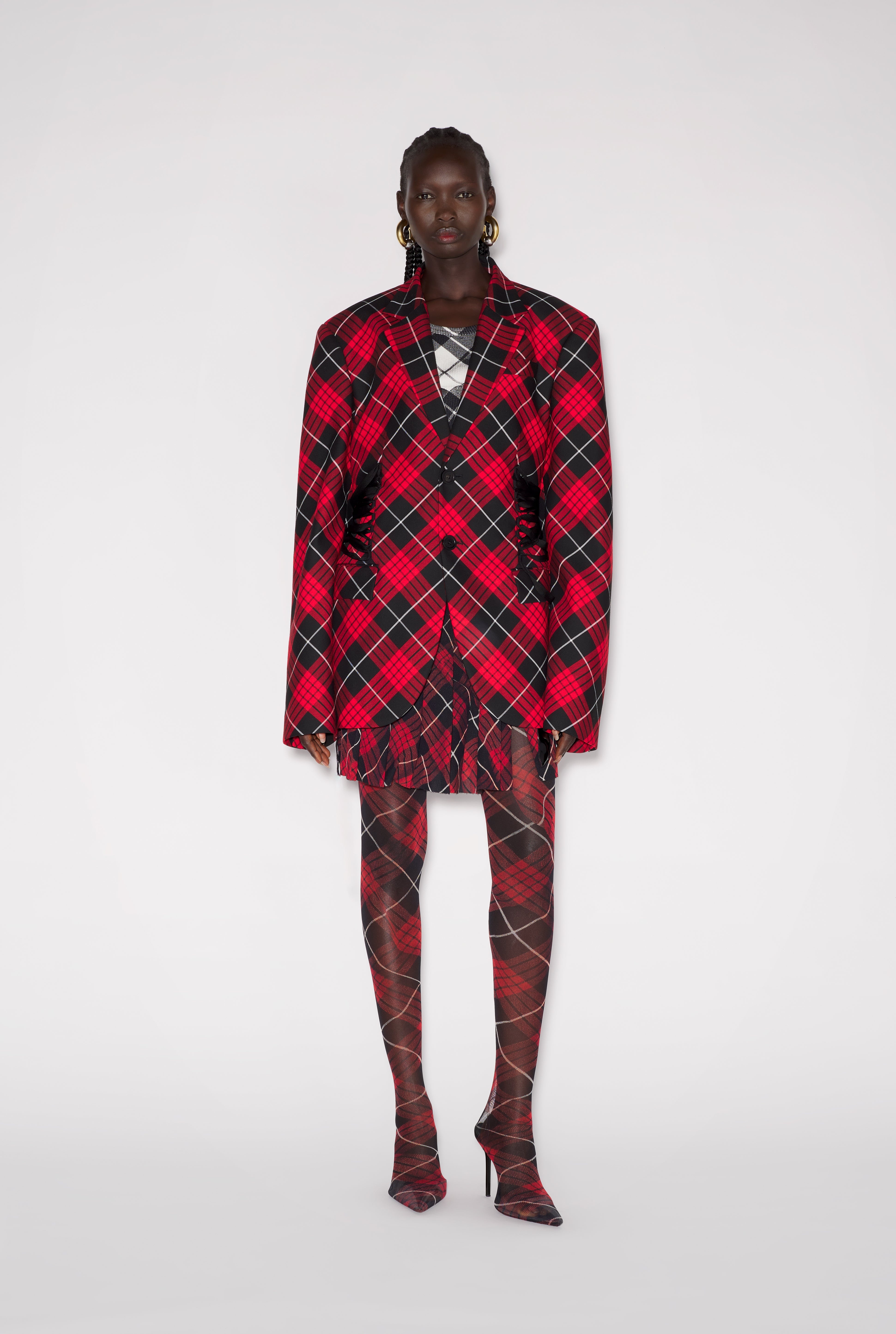 THE RED TARTAN SUIT JACKET - 1