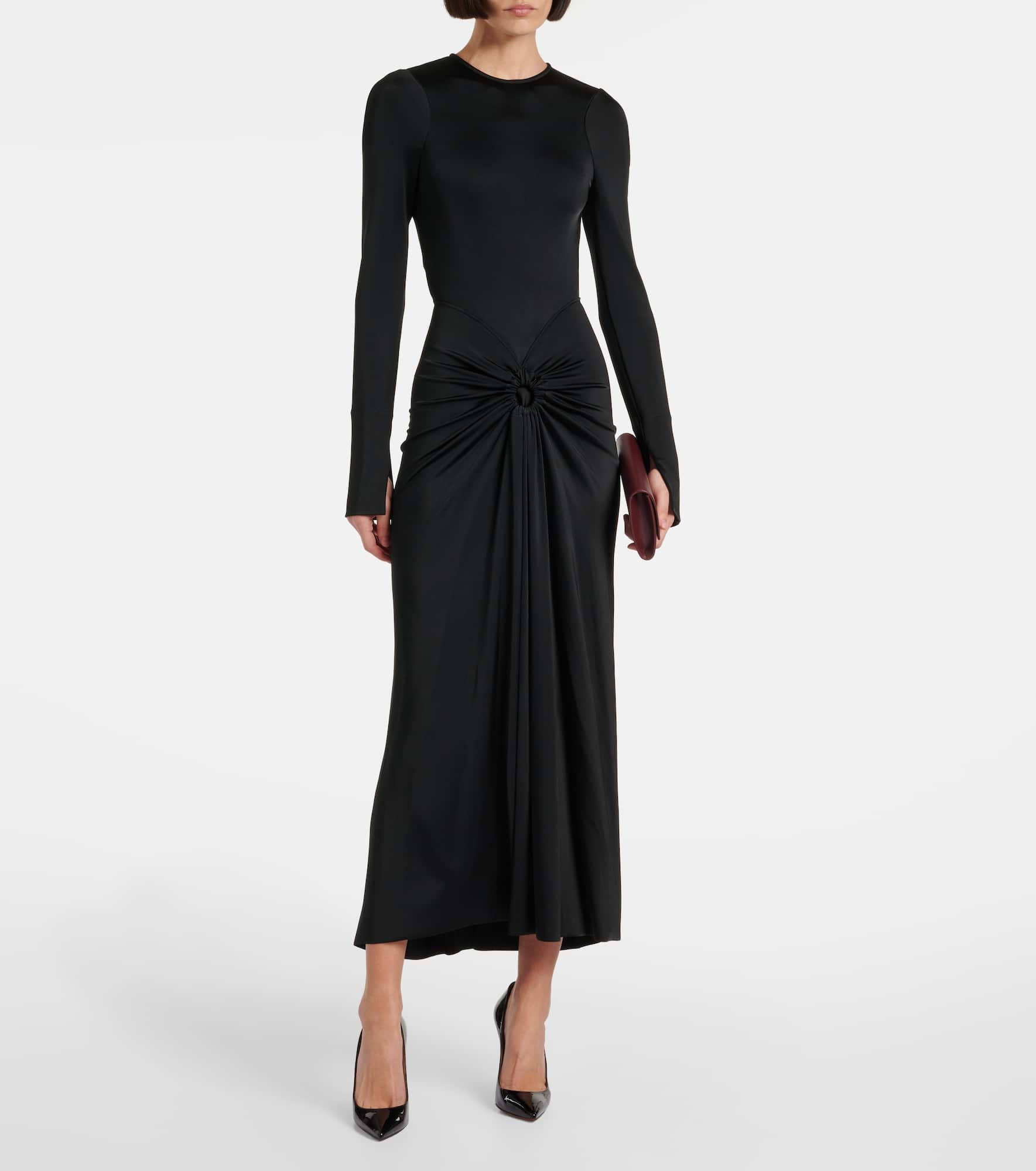Gathered midi dress - 2