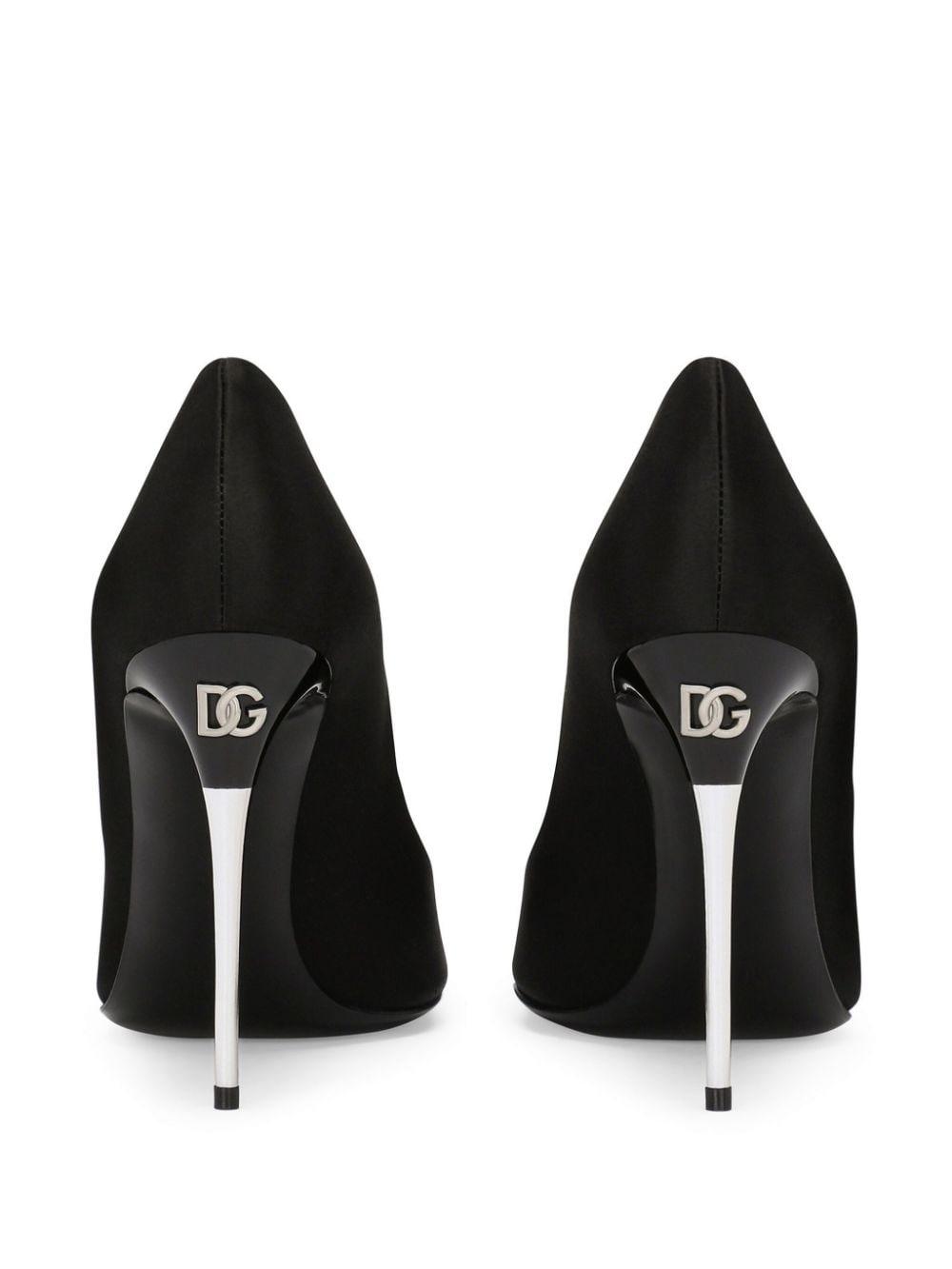 pointed leather pumps - 3