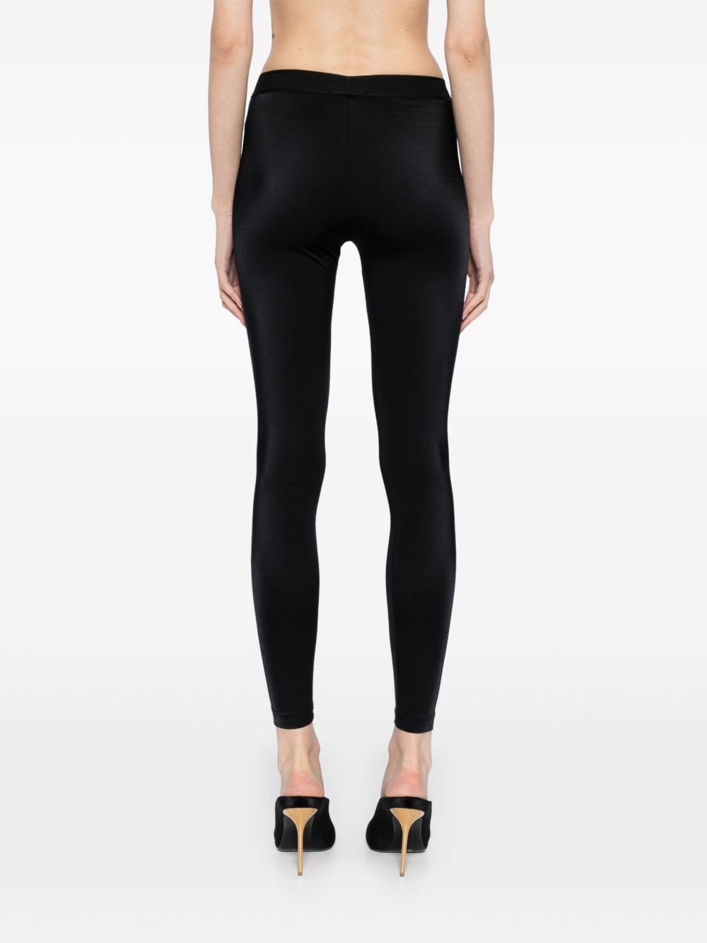 logo waistband leggings - 4