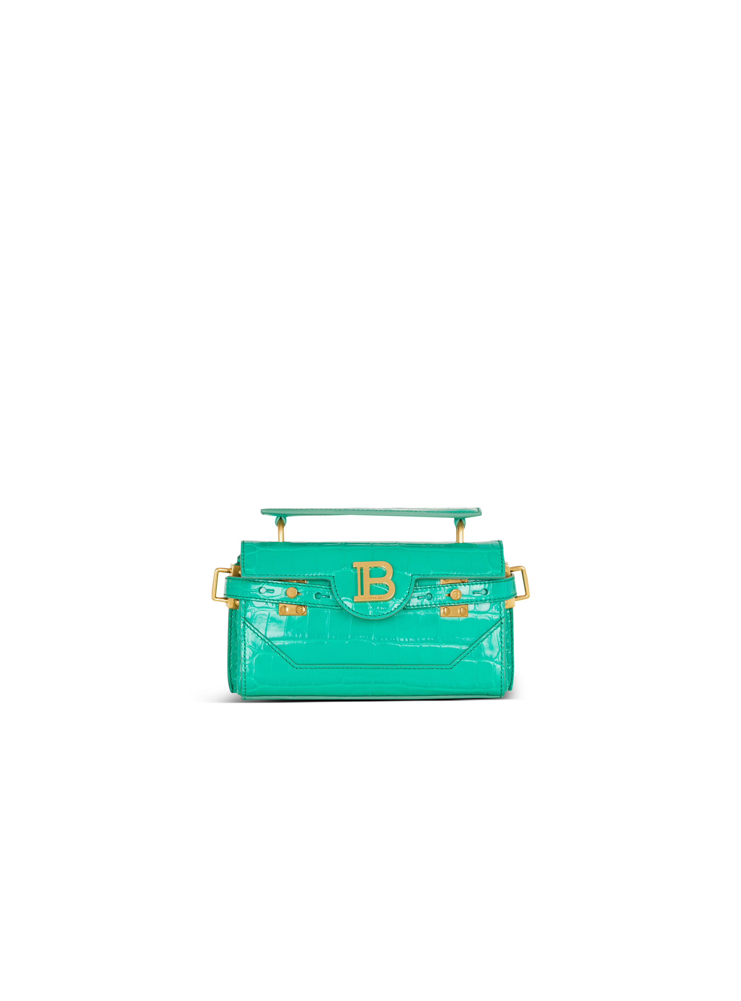 B-Buzz 19 bag in crocodile-print leather - 1