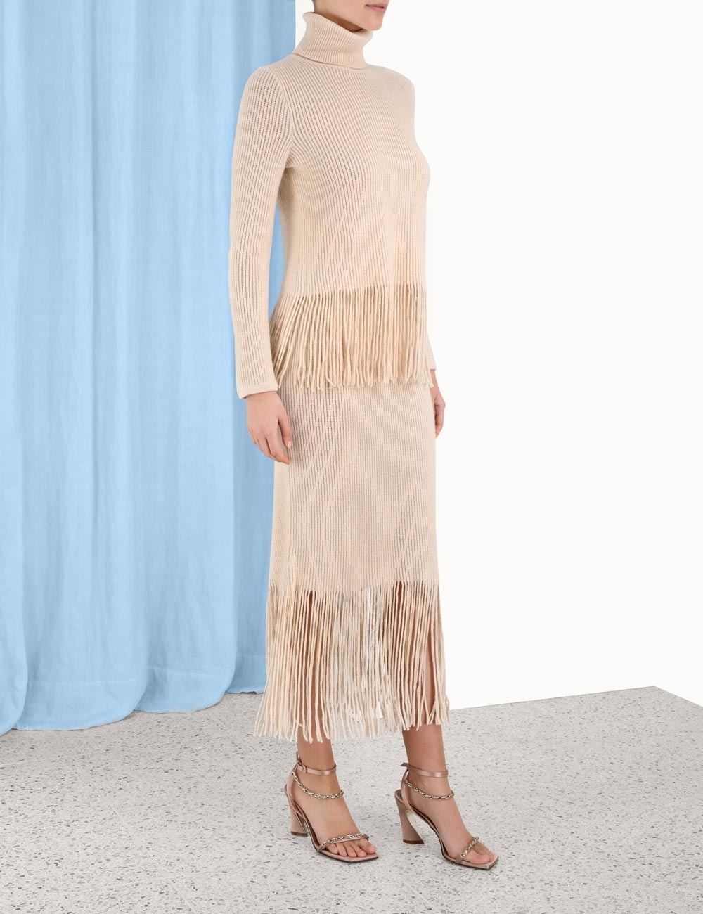 KALEIDOSCOPE TASSEL MIDI SKIRT - 3
