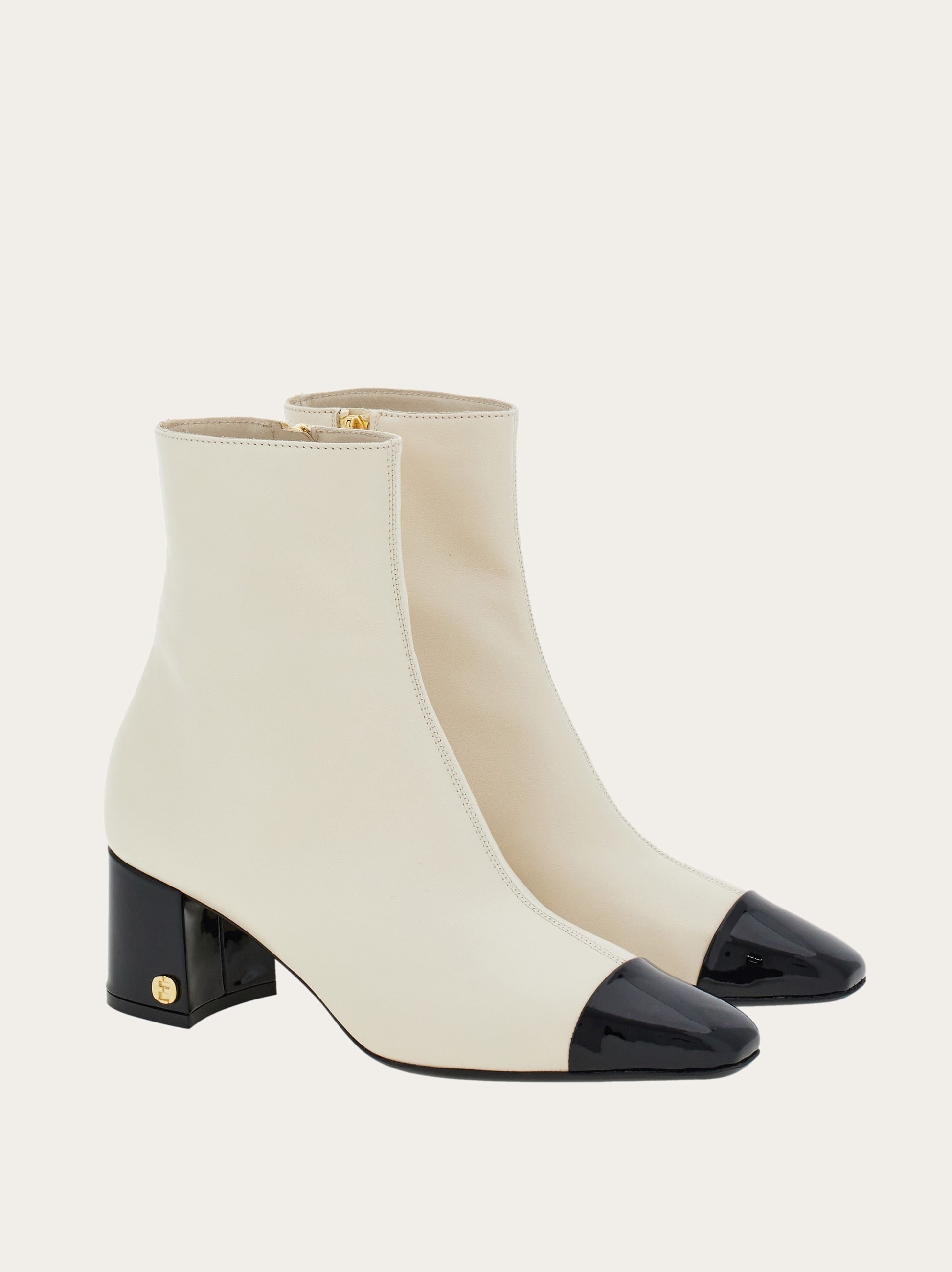 Bootie with patent accents - 4