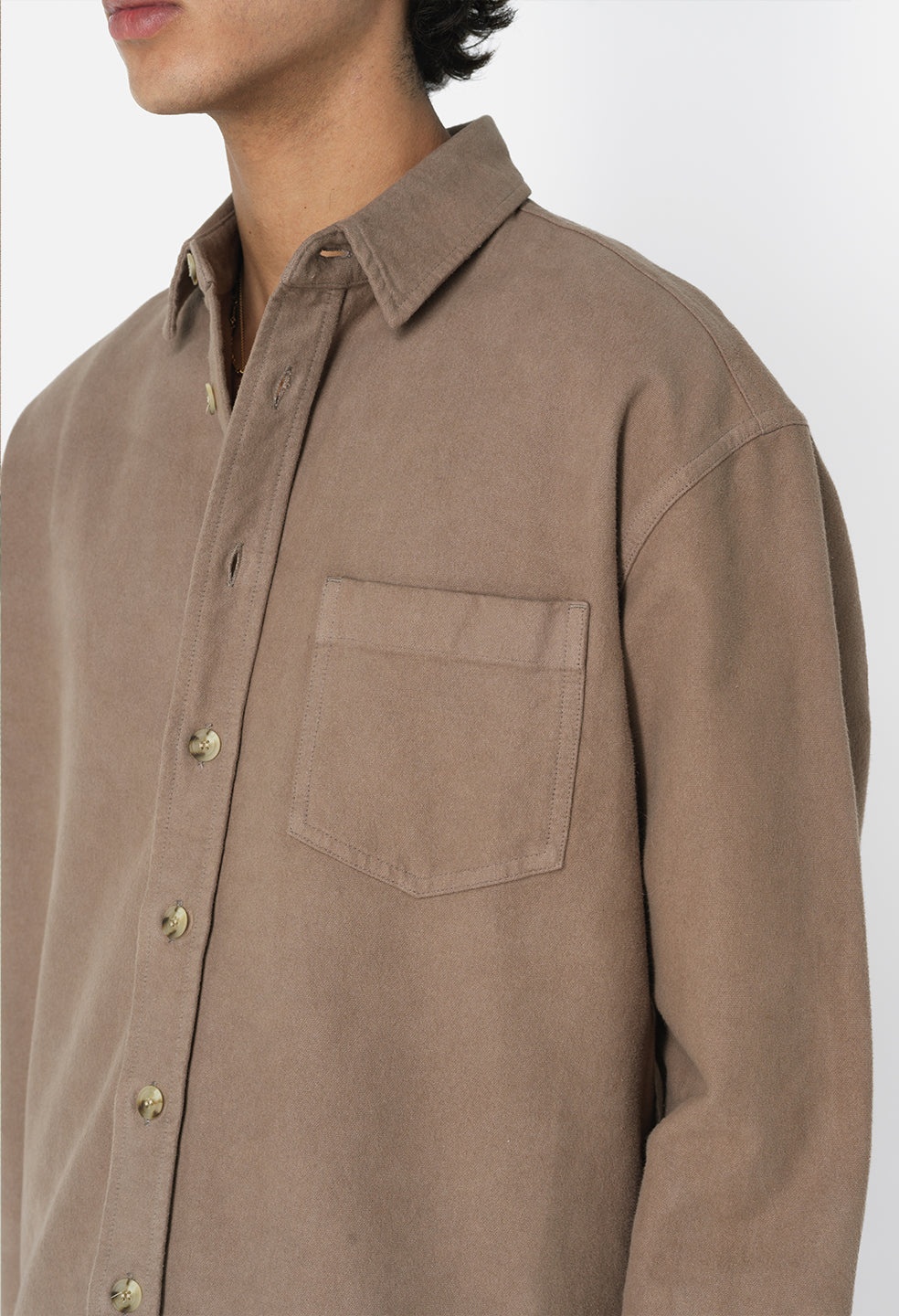 SOLID HEMI OVERSIZED SHIRT - 7