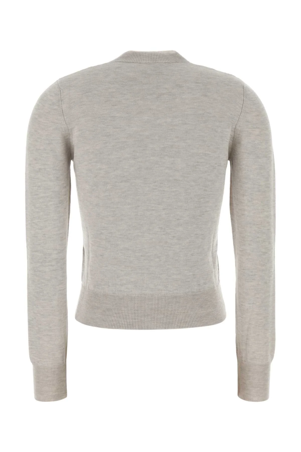 A.P.C. Women Melange Grey Wool Blend Rosa Cardigan - 1
