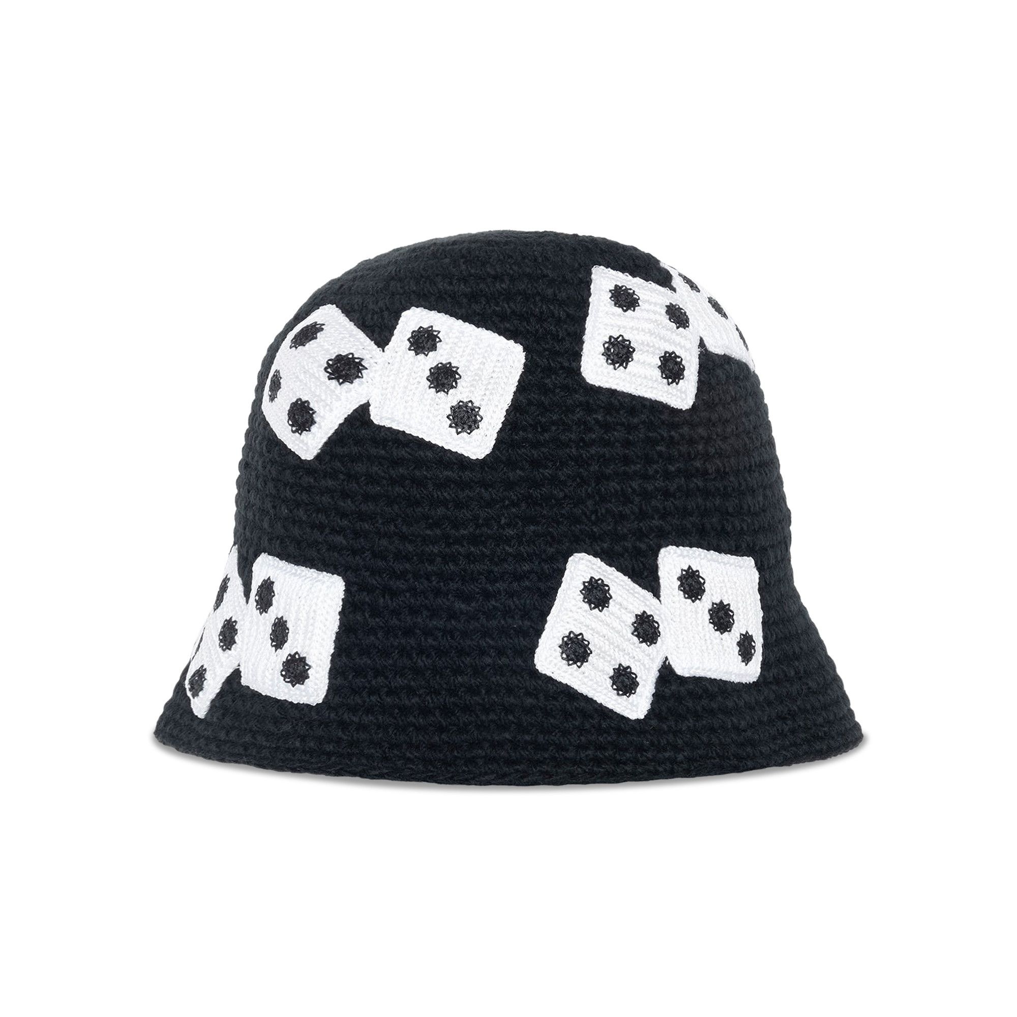 Stussy Dice Knit Bucket Hat 'Black' - 2