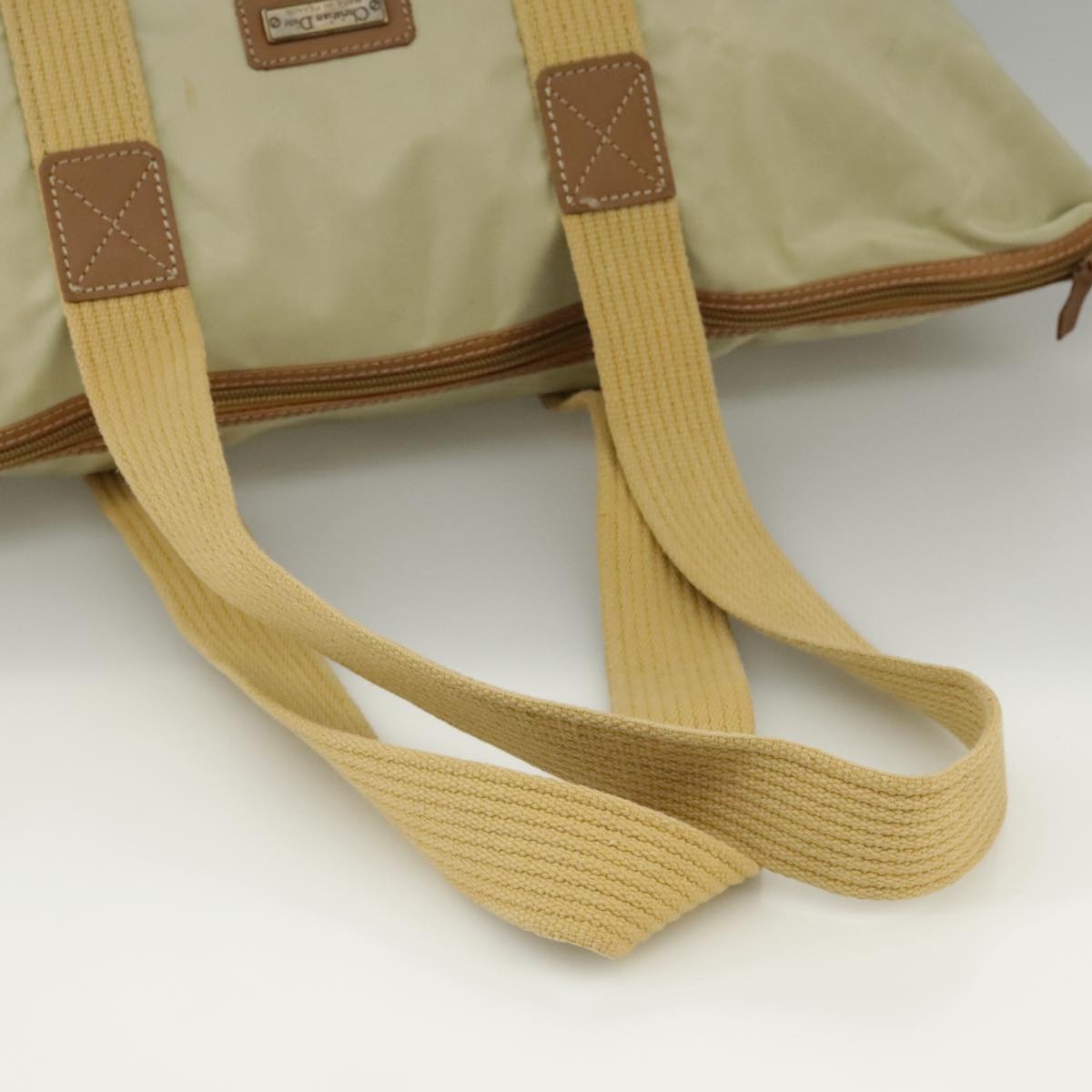 DIOR Tote Bag Nylon Beige - 8