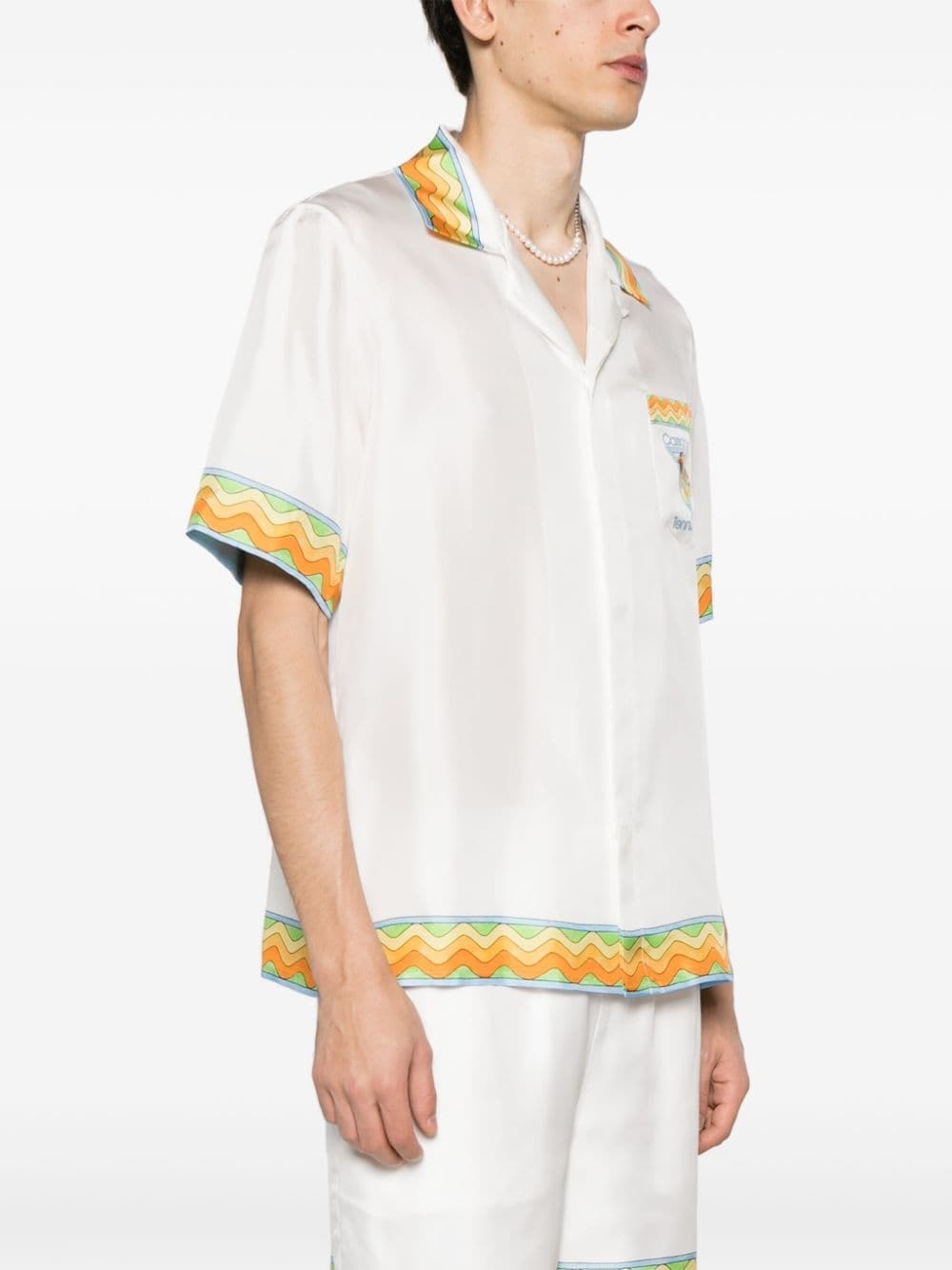 Afro Cubism silk shirt - 3