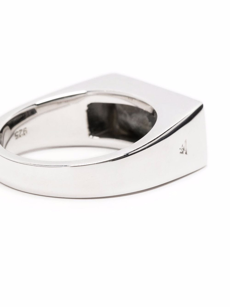 Larvikite-detail signet ring 3