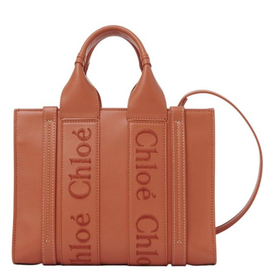 Chloe Small Woody Logo Tote Bag - 1