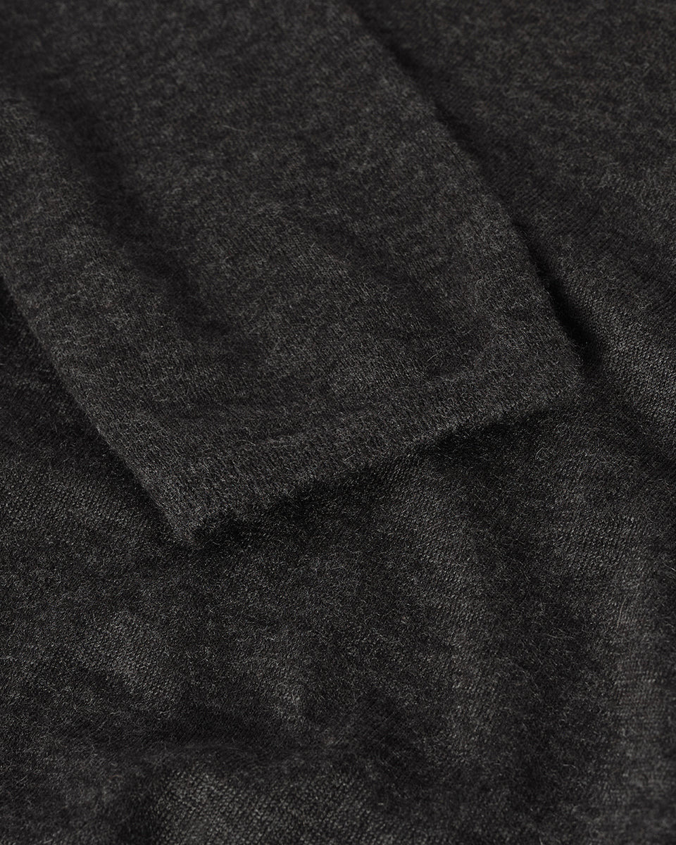 Superfine Cashmere Grey Jumper - 6
