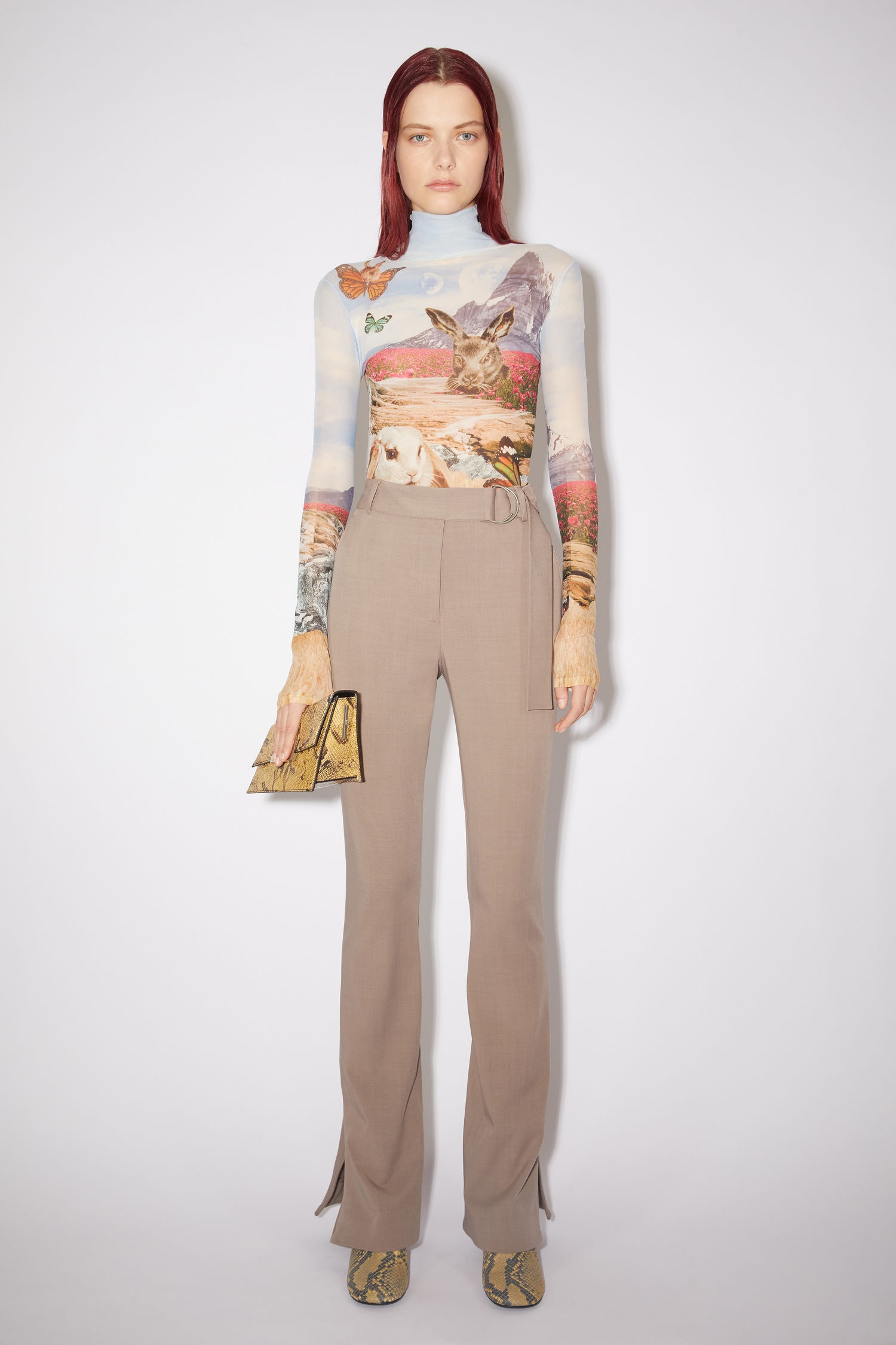 Tailored trousers - Mink brown - 2