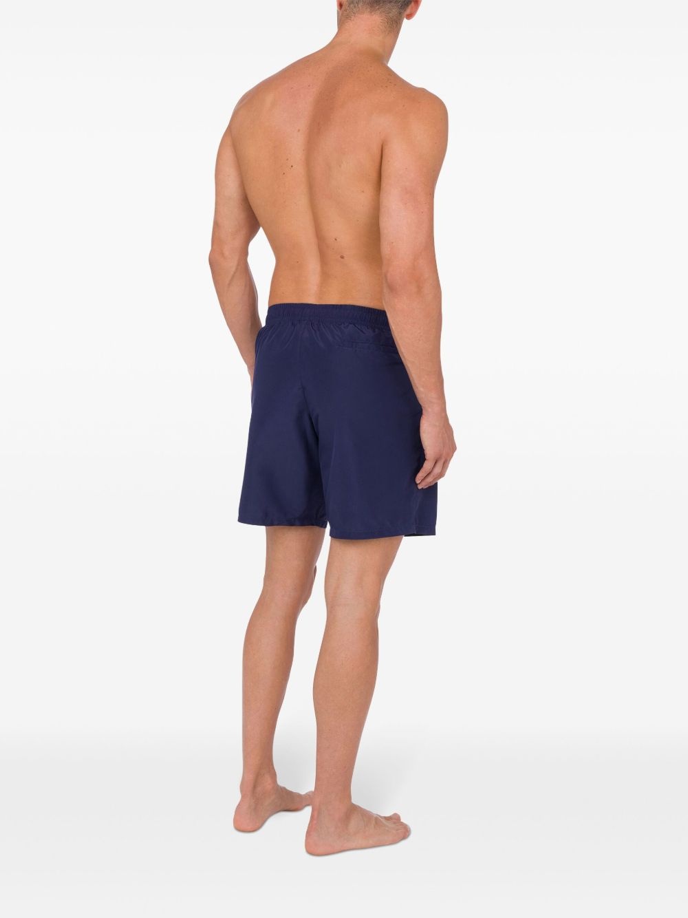 logo-patch swim shorts - 4