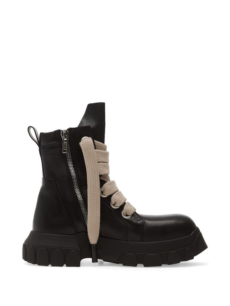 leather combat boots 6