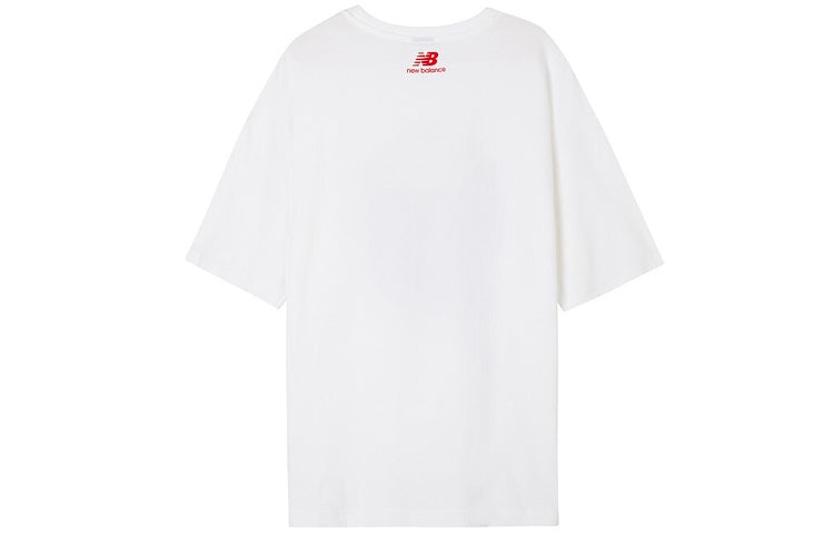 New Balance Unisex Personalized Text Print White AMT02373-WT - 2