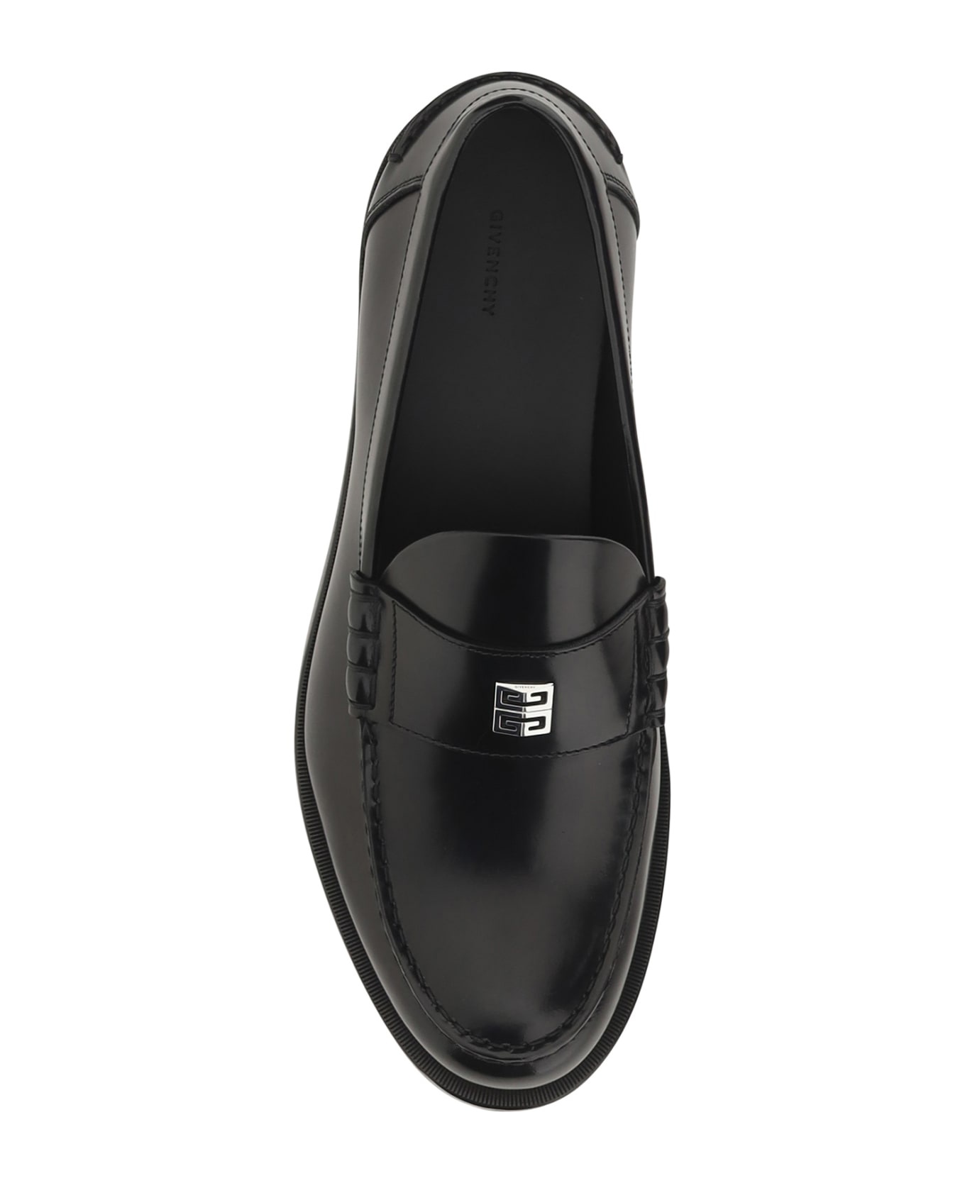 Brushed Leather Loafers - 4