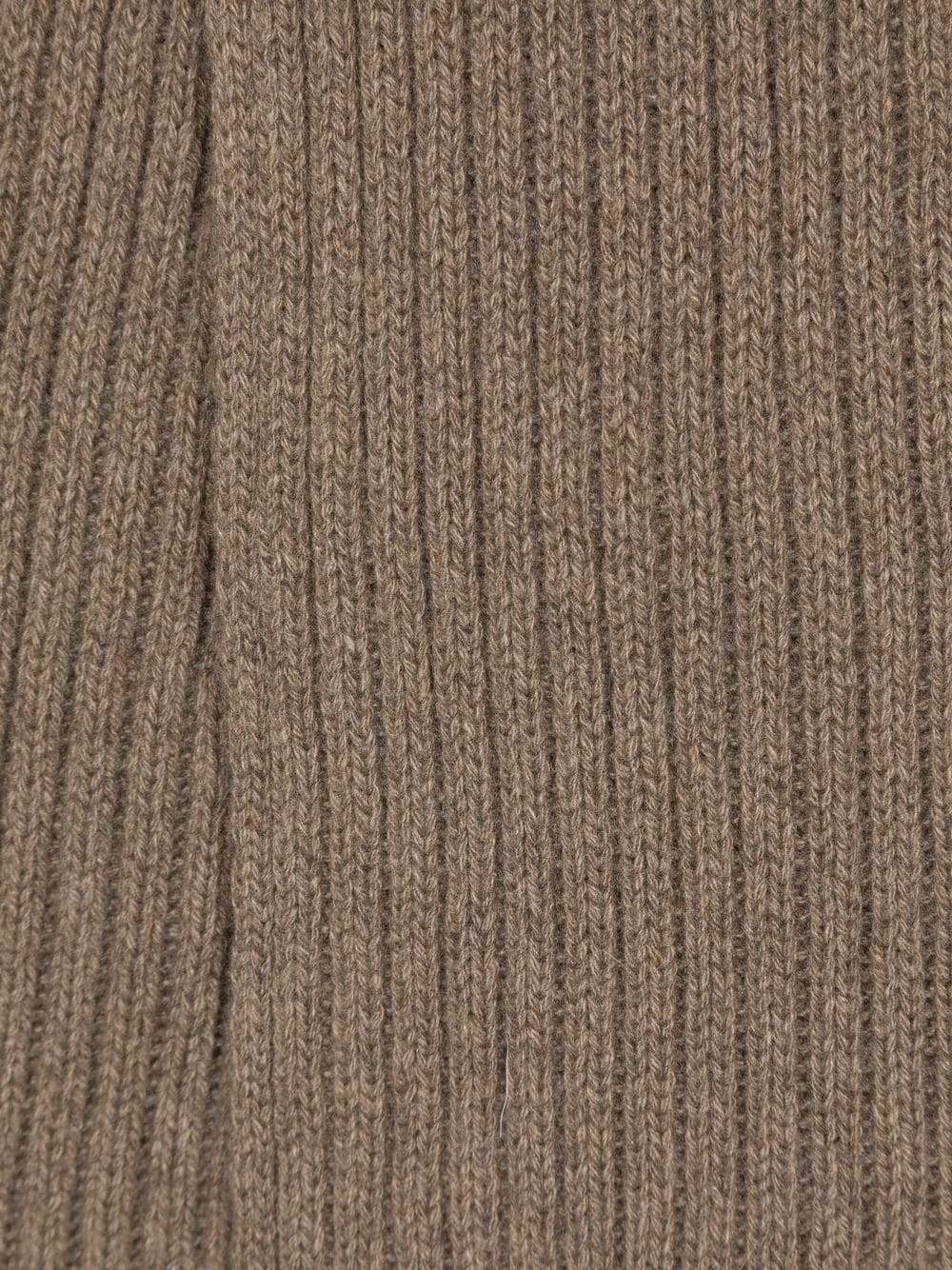 logo-patch cashmere scarf - 2