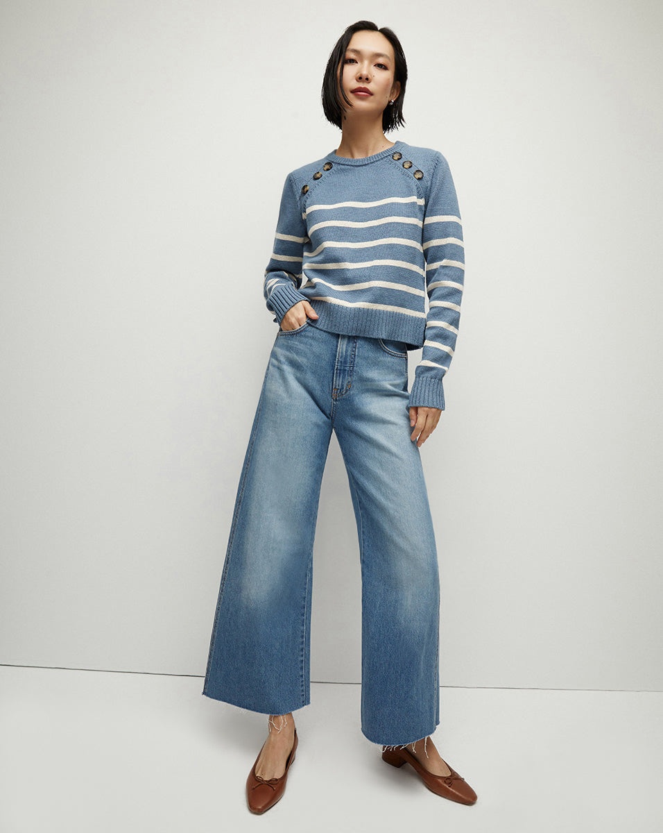 VIRKE STRIPED SWEATER - 3