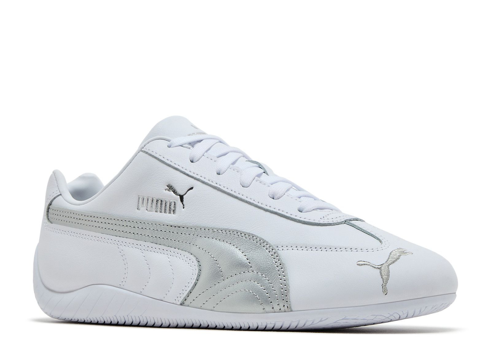 SPEEDCAT LEATHER 'WHITE SILVER' - 2