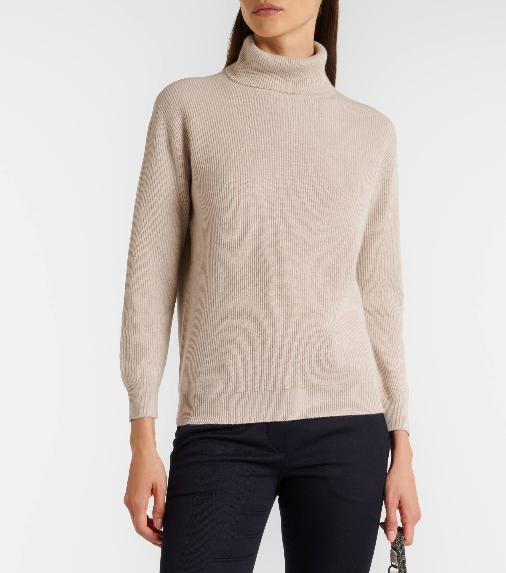 Cashmere turtleneck sweater - 5